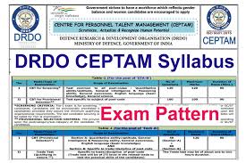 DRDO CEPTAM 11 Technician-A Syllabus Exam Pattern 2025-26