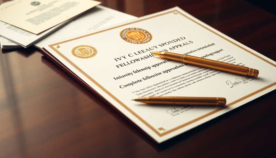 Proven Top Universities in USA 2026 official Ivy League corporate sponsored fellowship approval document documentation